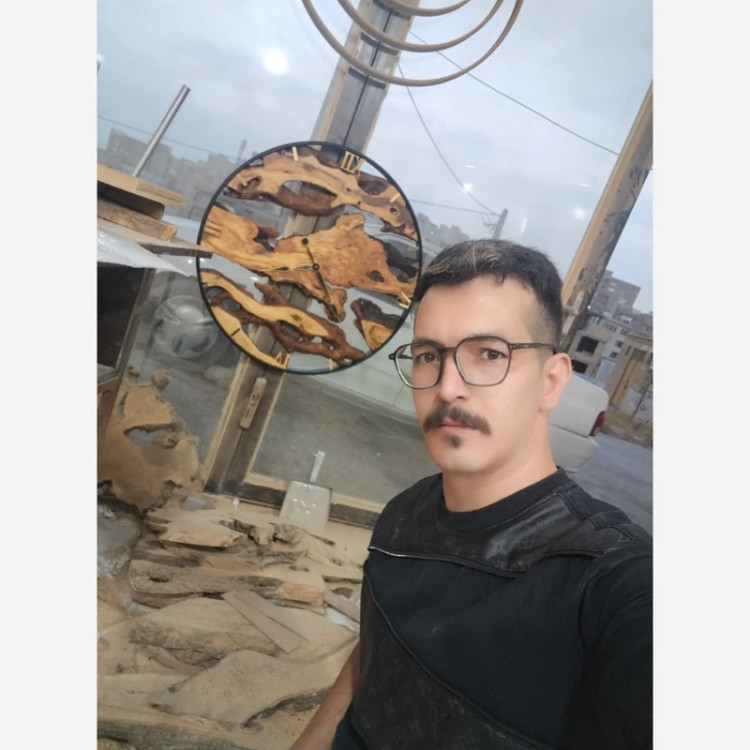 ساعت دیواری روستیک دست ساز 70 سانت (توضیحات خوانده شود)