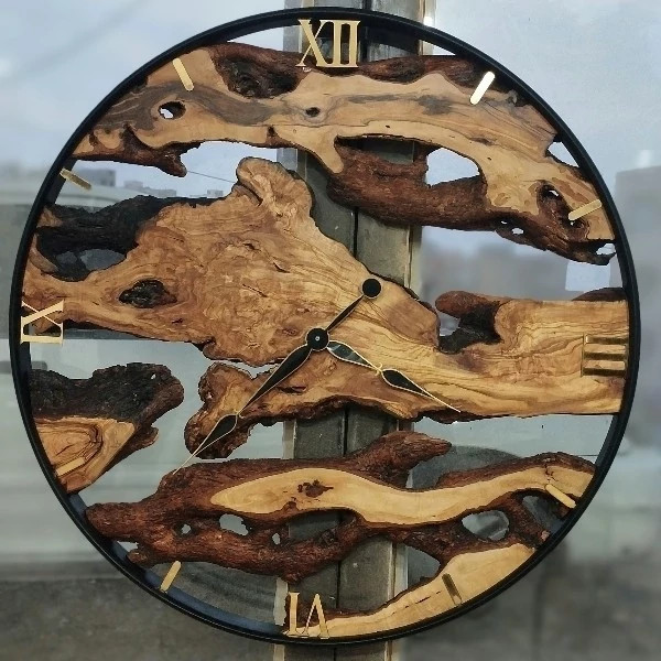 ساعت دیواری روستیک70 سانت (توضیحات خوانده شود)